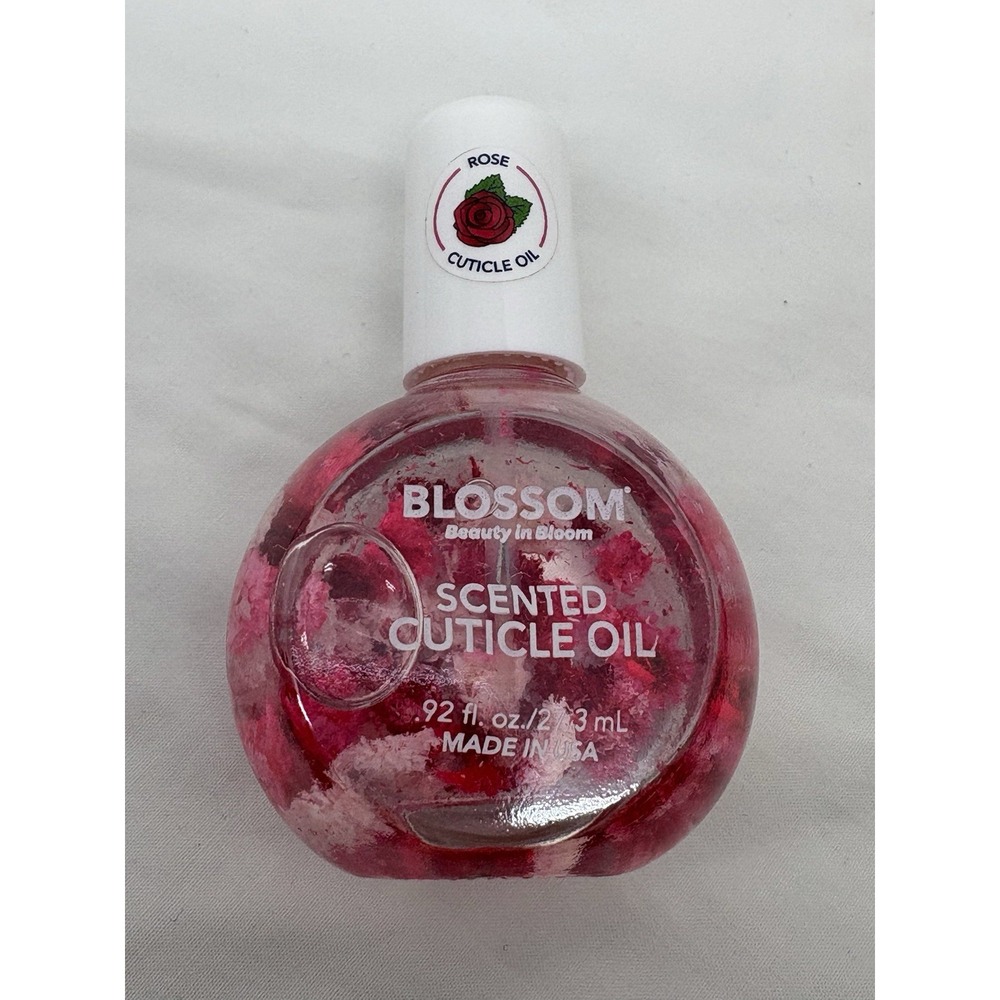 New Blossom Scented Cuticle Oil .92 Fluid Ounces ROSE Scented REAL Flowers‎ - Picture 4 of 4